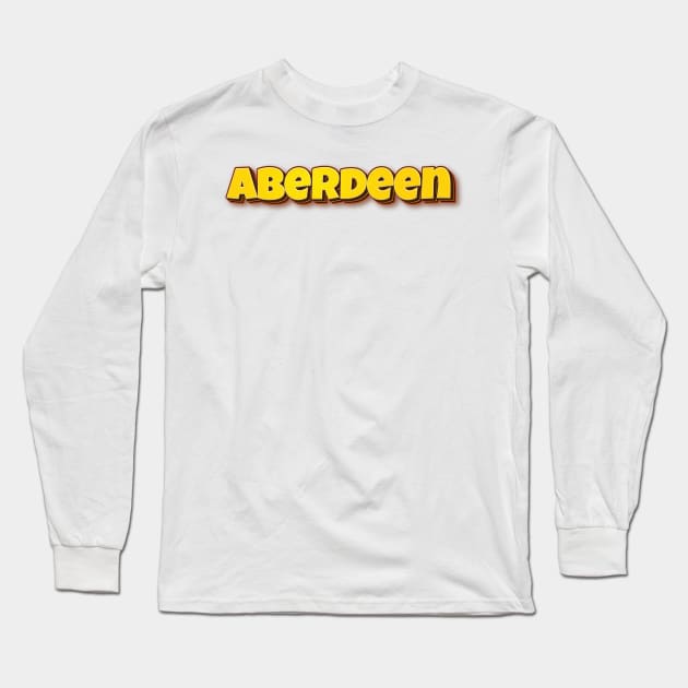 Aberdeen Long Sleeve T-Shirt by ProjectX23Red